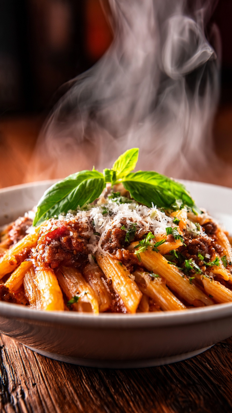 Creamy Cheesy Ground Beef and Shells Pasta