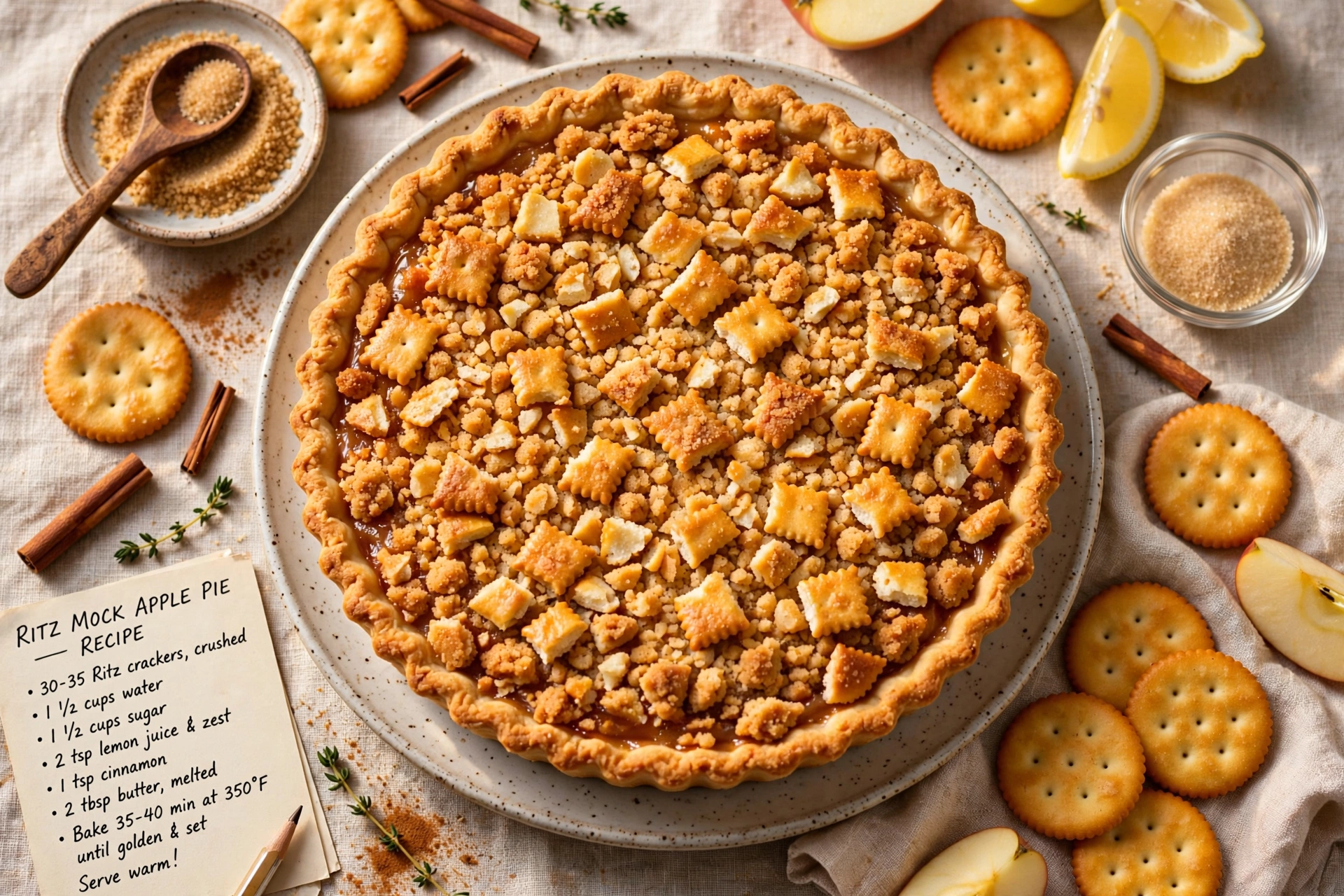 Ritz Mock Apple Pie